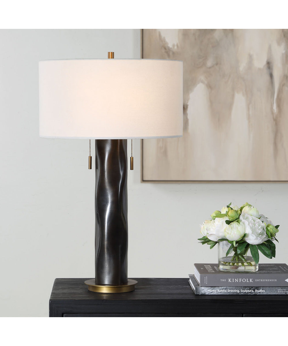 Carmine Dark Bronze Table Lamp