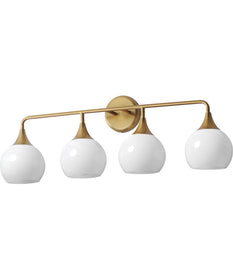 Neve 4-Light Bath Vanity Natural Aged Brass