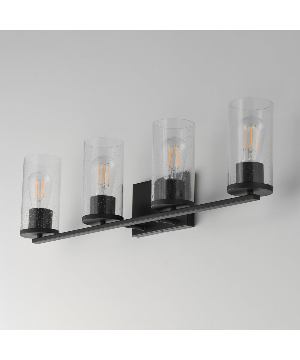 Livingston 4-Light Bath Vanity Black