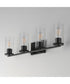 Livingston 4-Light Bath Vanity Black