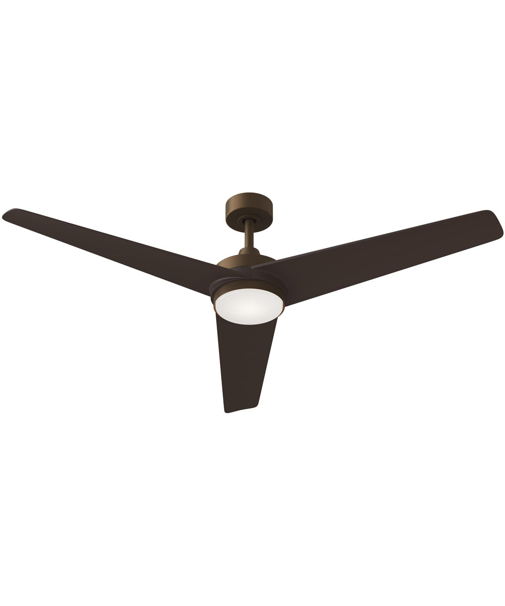 Velto 60-in. 3-Blade LED Modern Ceiling Fan Heritage Brushed Bronze