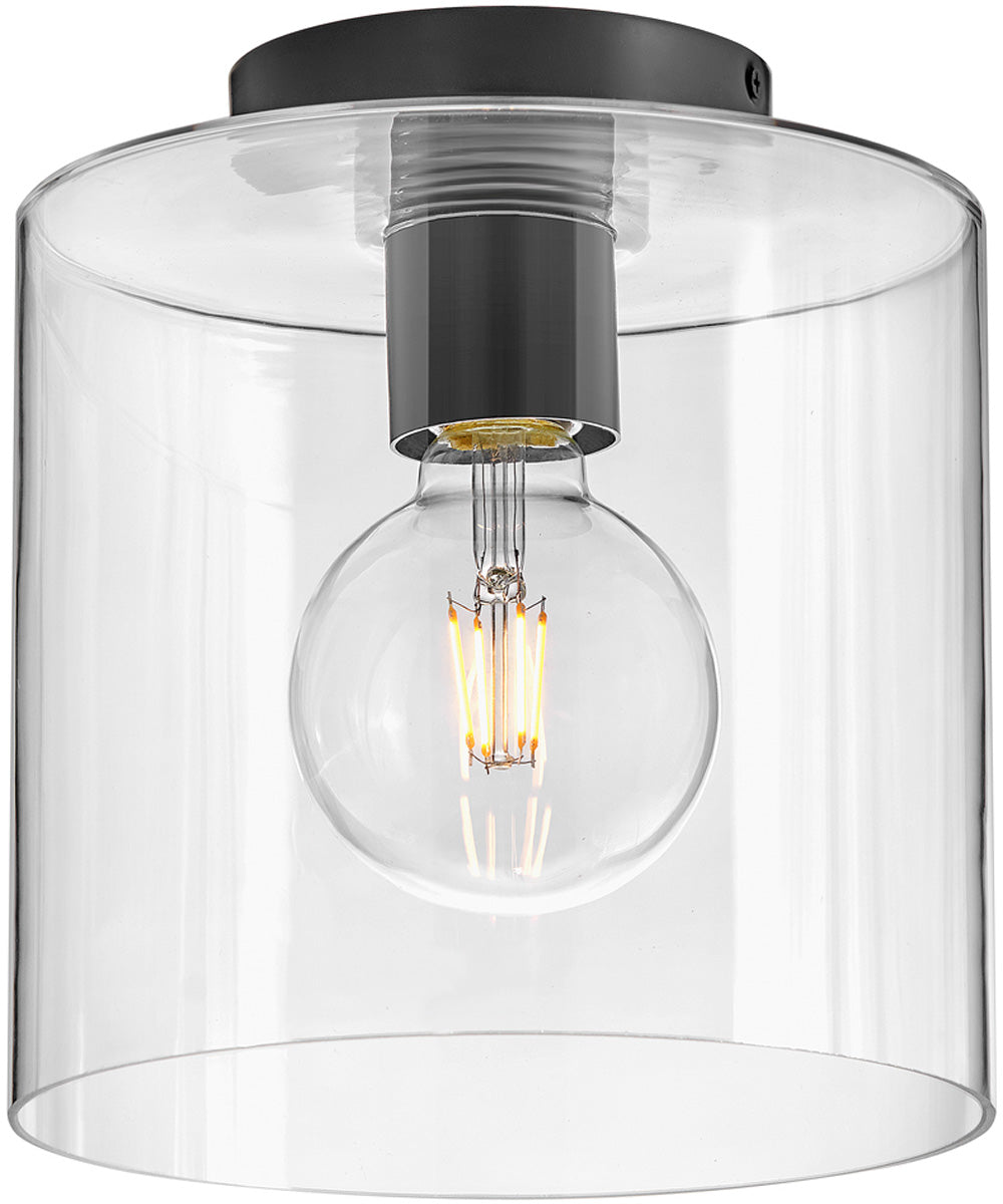 Pippa 1-Light Extra Small Flush Mount in Black