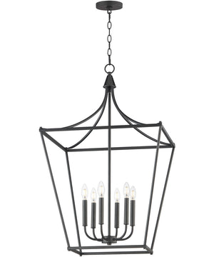 Clifton 6-Light Pendant Black