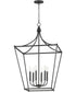 Clifton 6-Light Pendant Black