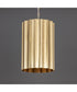Allegra Small 1-Light Pendant Weathered Brass