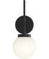 Rigsby 1-Light Wall Sconce Matte Black