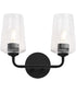 Celino 2-Light Bath & Vanity Black