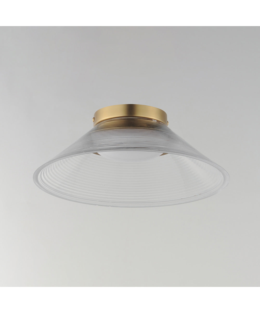 Jensen 12 inch Wall Sconce/Flush Mount Satin Brass
