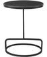 Jessenia Black Marble Accent Table