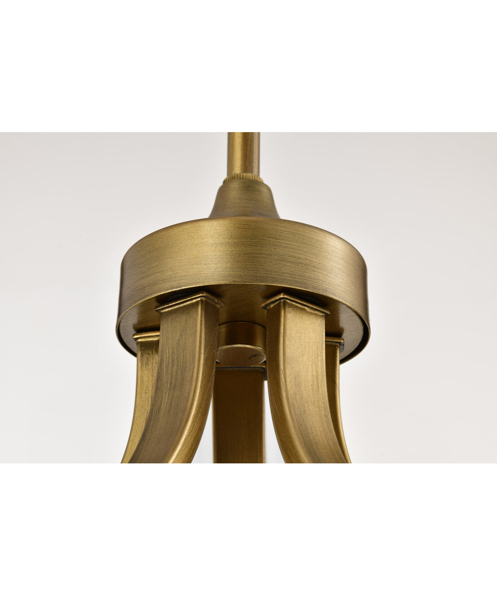 Solara 5-Light Chandelier Natural Brass