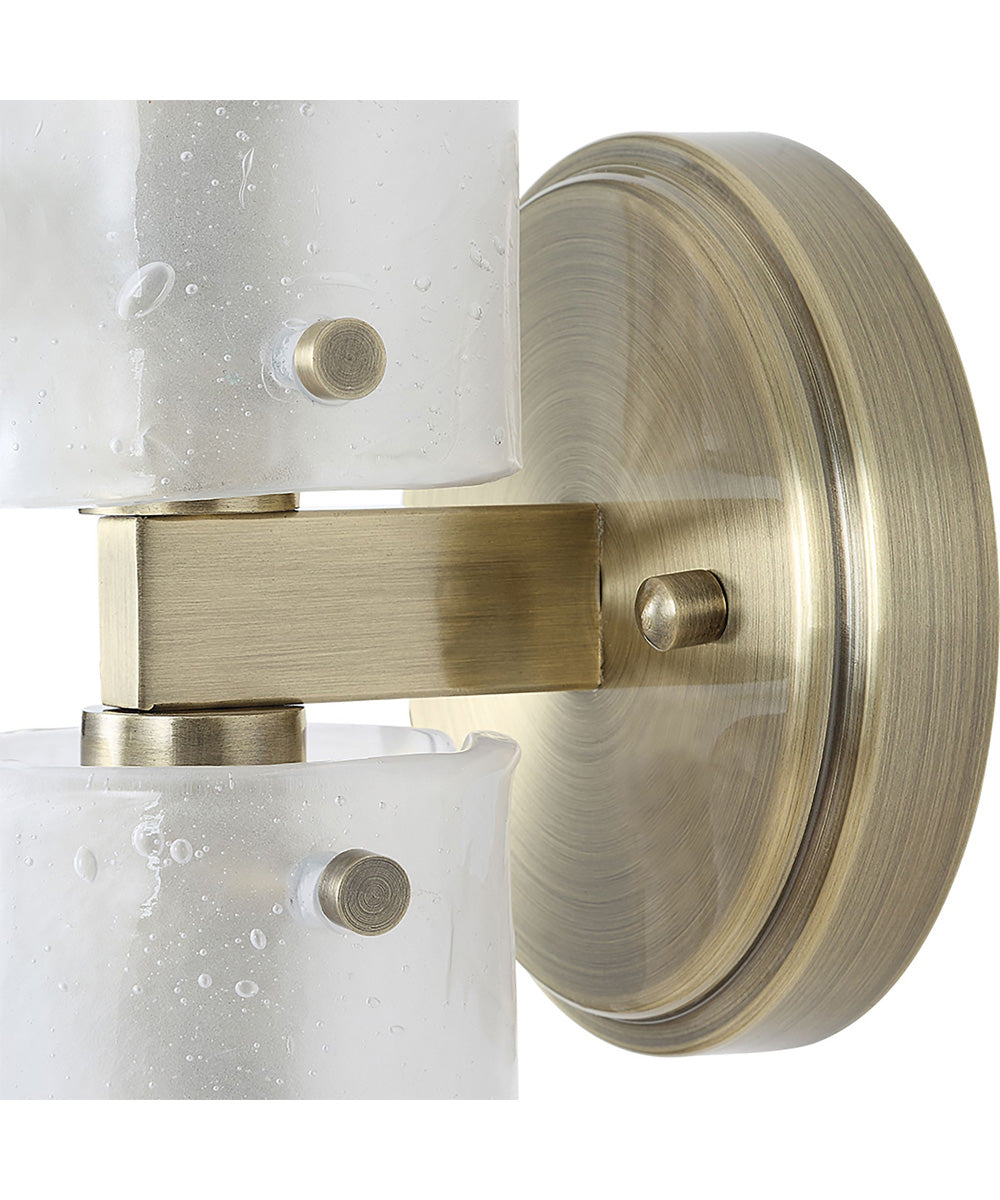 Mistie 2 Light Glass Sconce
