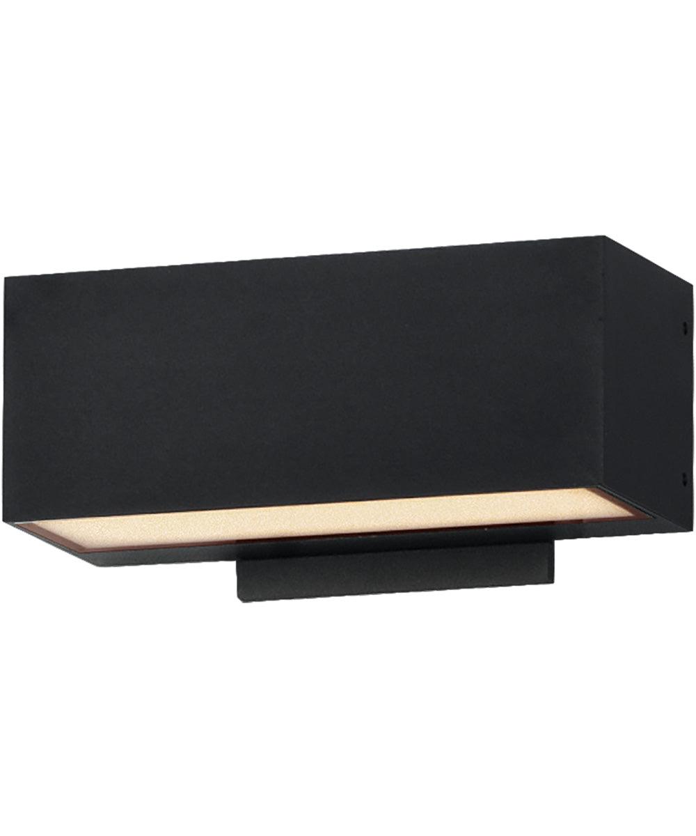 Blok 9 inch Outdoor Wall Sconce Black