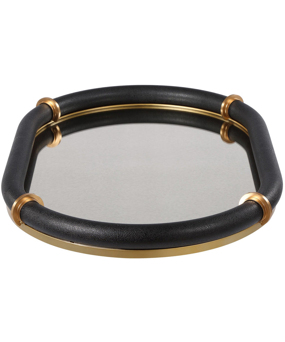 Cyprus Black Oval Tray