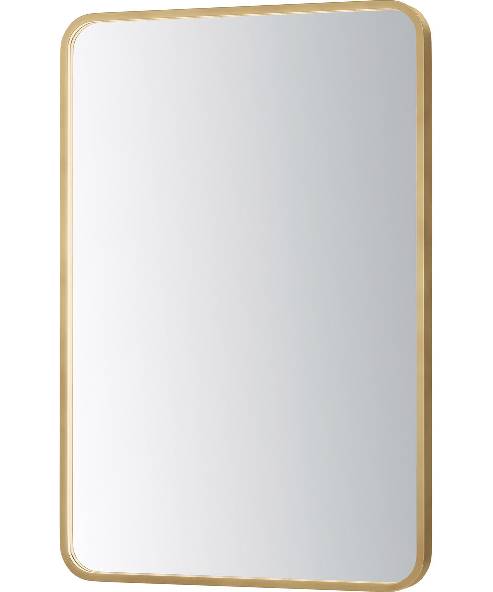 Elisse 24''X36'' Rectangle LED Mirror Gold