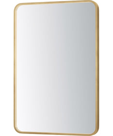 Elisse 24''X36'' Rectangle LED Mirror Gold
