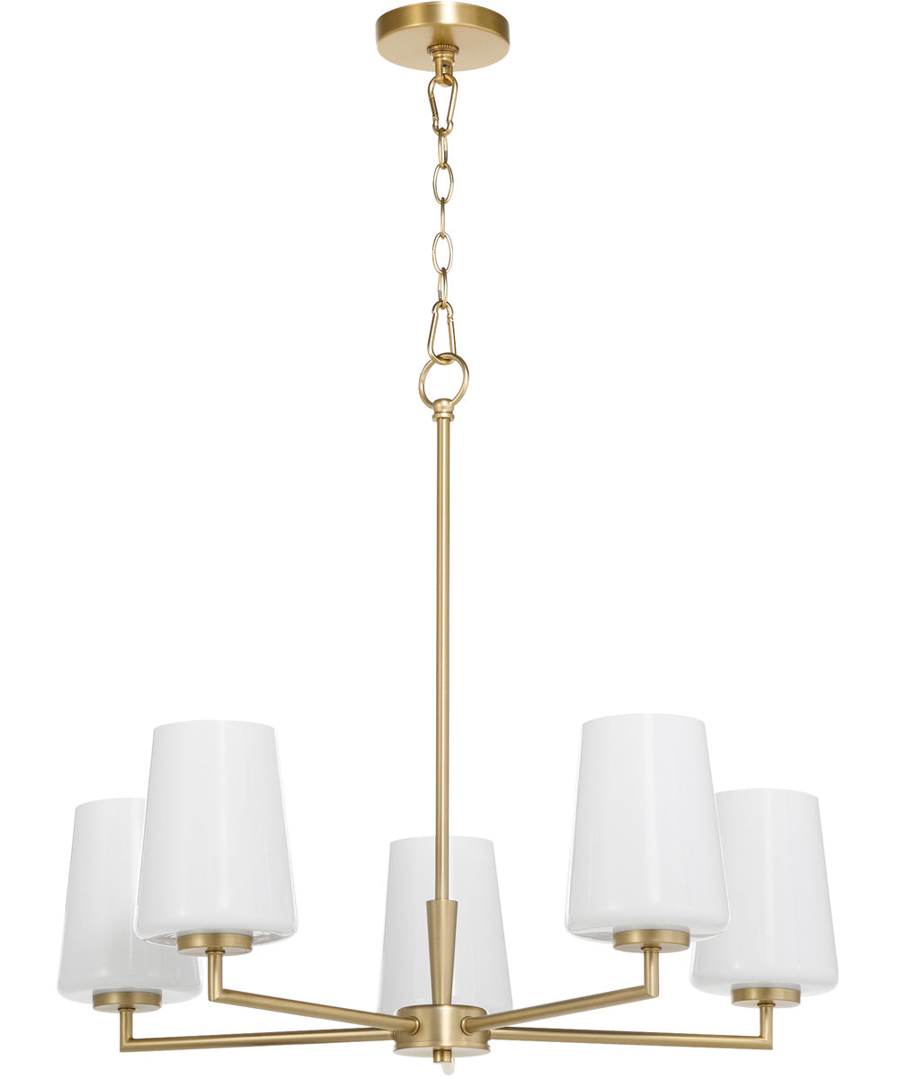 Goodwin Chandelier Aged Brass