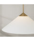 Gatsby 1-Light Pendant Matte Brass