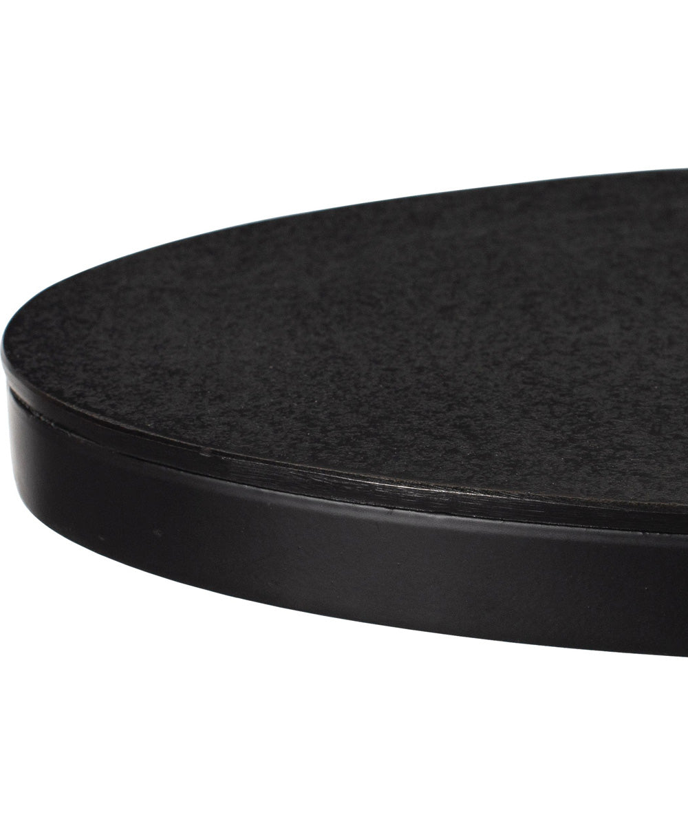 Accent Table in Aged Black