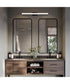 Phase 6.3 36 in. 5CCT Integrated LED Linear Vanity Light Black