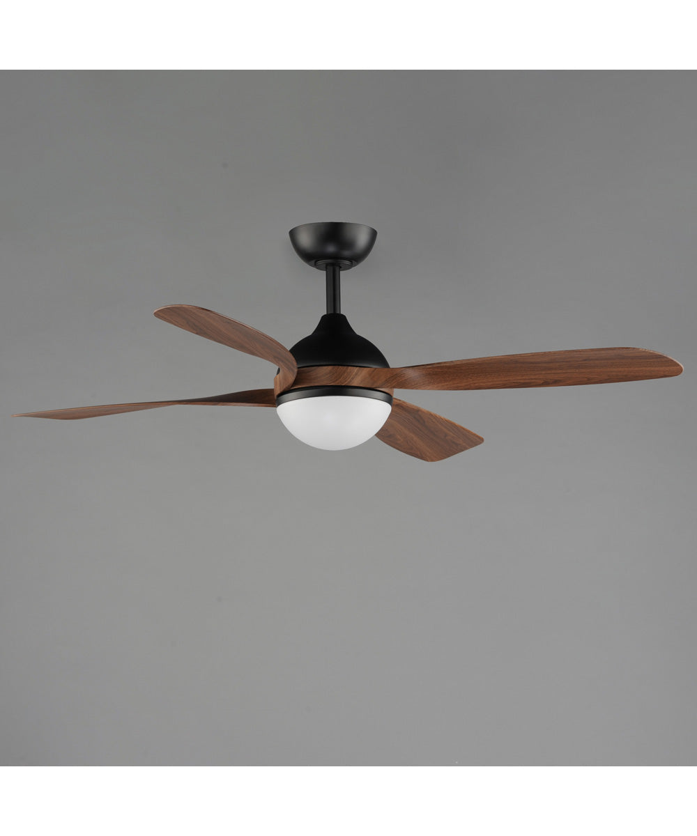 Bola 52 inch Indoor Fan w LED Light Kit Walnut / Black