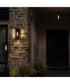 Shaw 15 inch 1 Light Outdoor Wall Light with Clear Glass Antique Bronze
