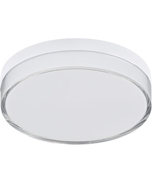 Edge 7 inch LED Flush Mount Satin Nickel