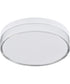 Edge 7 inch LED Flush Mount Satin Nickel