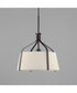 Bandera 14 inch 1-Light Pendant Dark Bronze