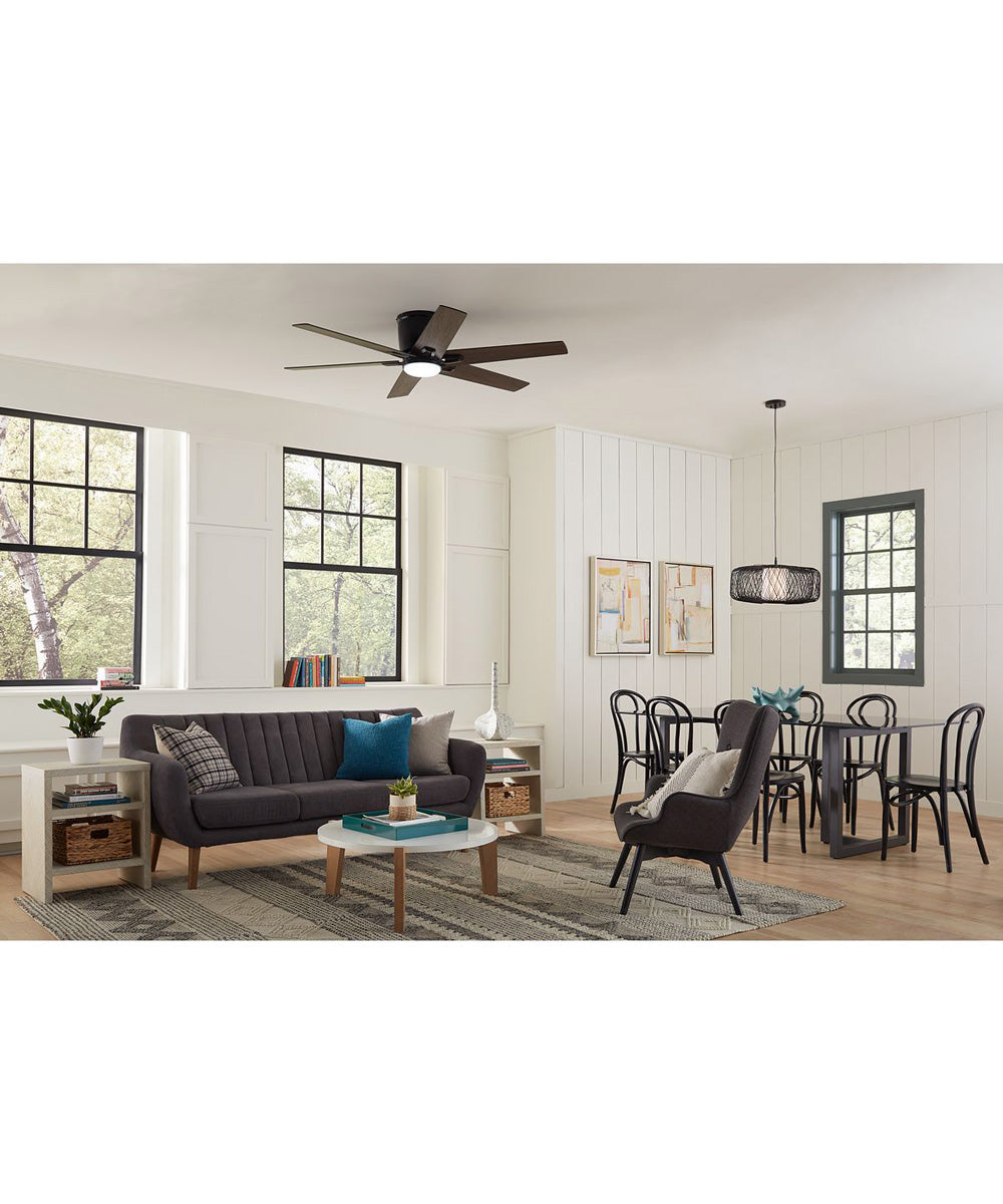 Cordova 1-Light Large Pendant Black Rattan