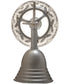 7" Wide Gas & Electric Wreath & Garland Wall Sconce