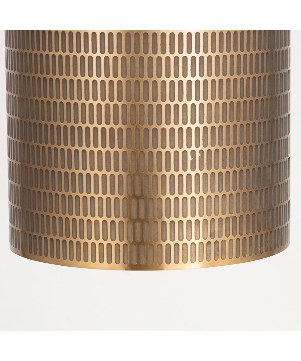 Shaka 1-Light Pendant Weathered Brass