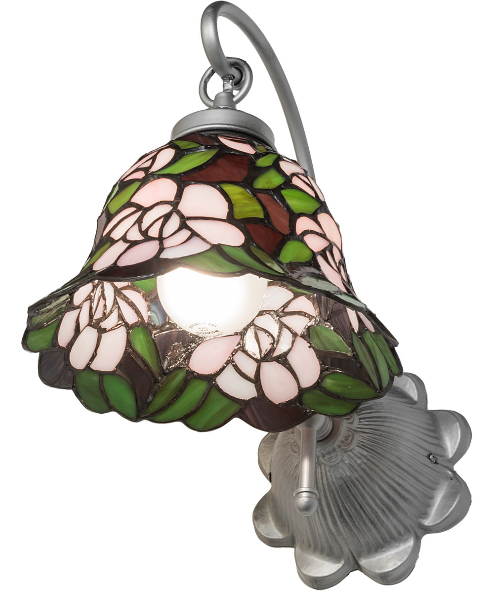 8" Wide Begonia Wall Sconce