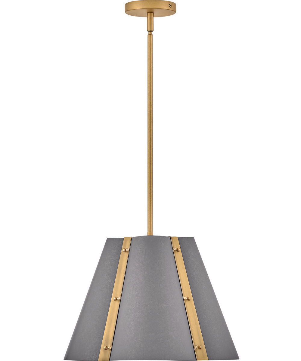 Bowman 1-Light Medium Pendant in Slate Bronze