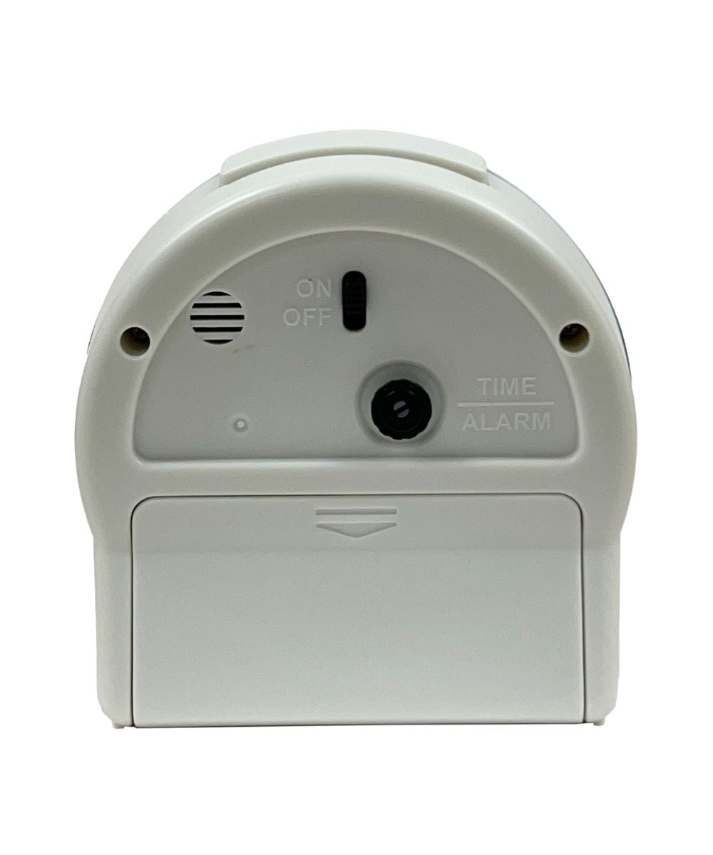 OPEN BOX Alarm Clock Marui Metallic Blue Plastic Case/Cover