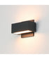 Blok 6.75 inch LED Outdoor Wall Sconce Black