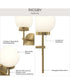 Rigsby 1-Light Wall Sconce Brushed Gold