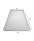 8x16x12 White Butcher Linen Empire Hardback Lampshade