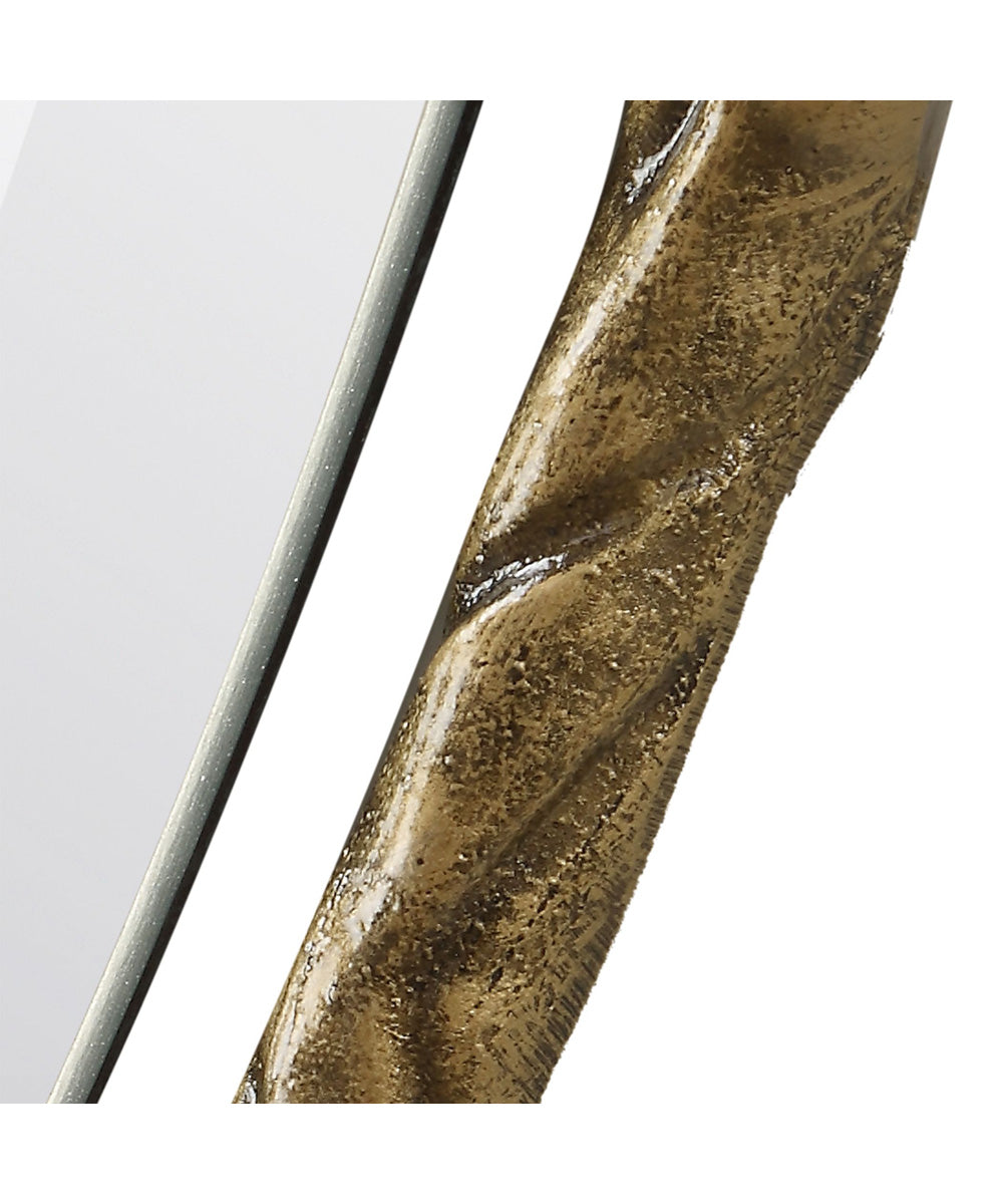 Twisted Branch Oval Mirror