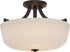 15"W Laguna 2-Light Close-to-Ceiling Forest Bronze