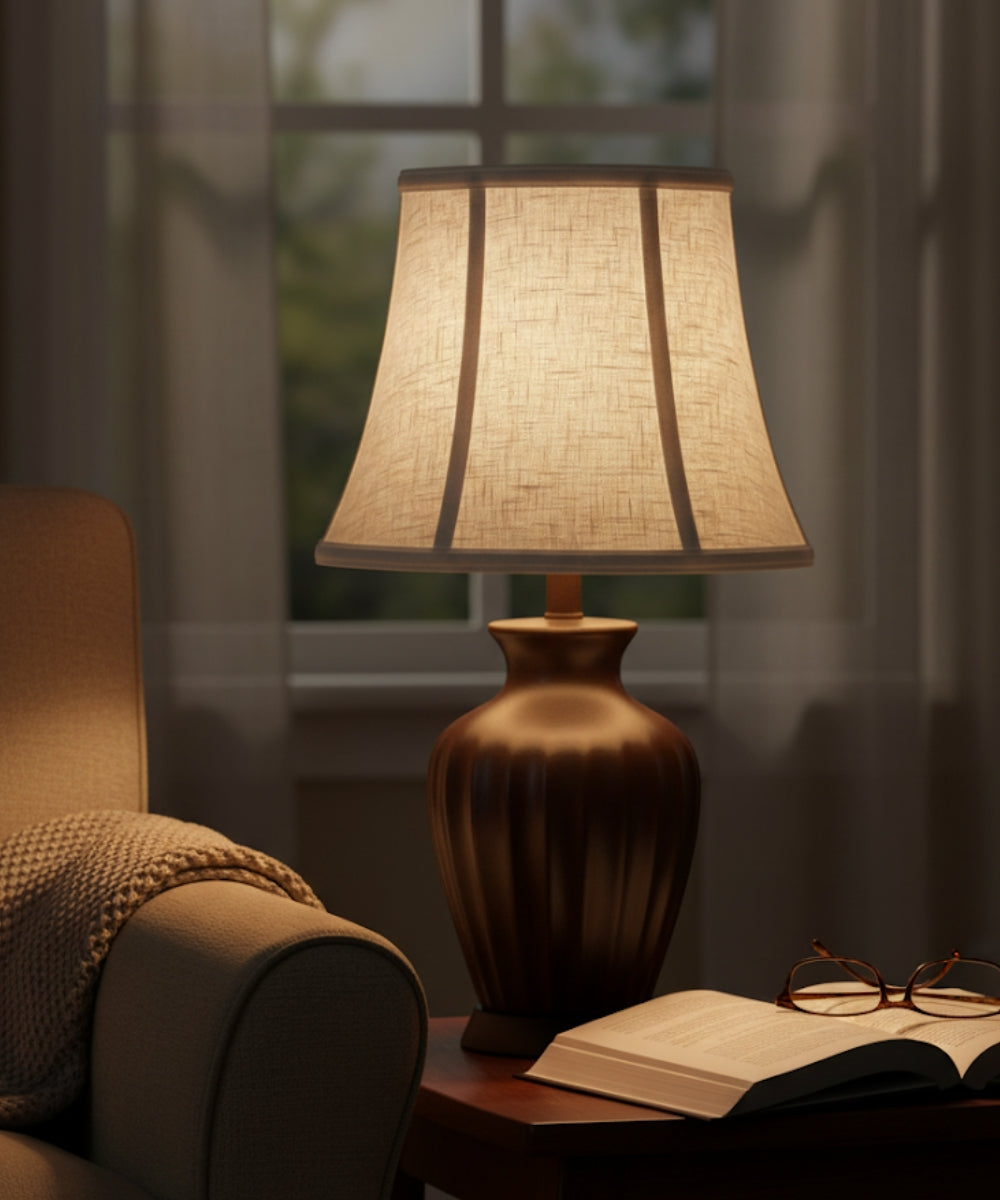 8x12x10 Cream Aberdeen Modified Bell Softback Lampshade