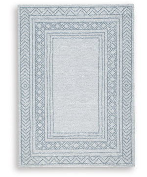 Azelhurst Medium Rug Blue/Ivory/Gray