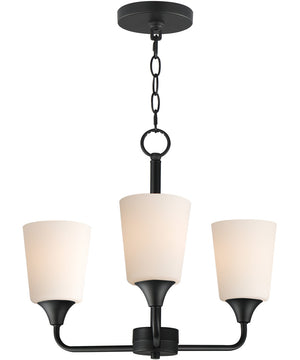 Hudson 3-Light Chandelier Black