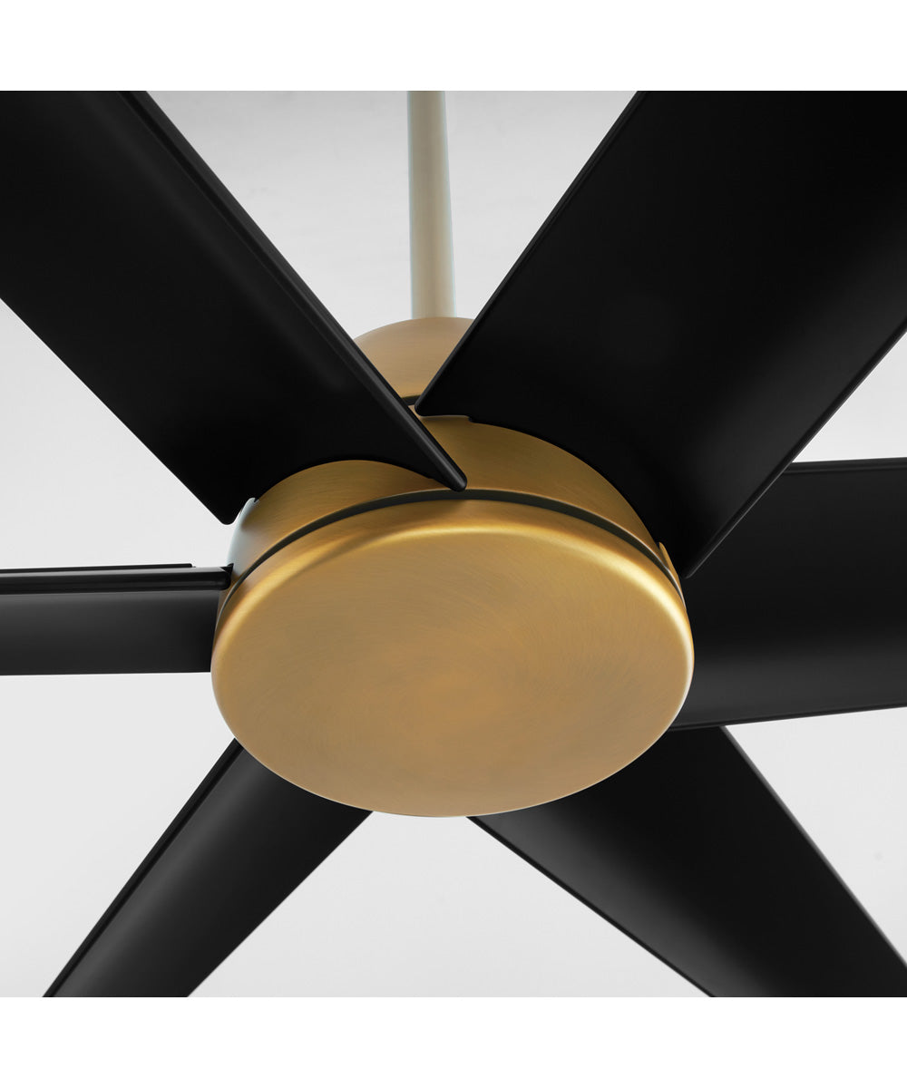 84" Spree Patio Ceiling Fan Brushed Brass