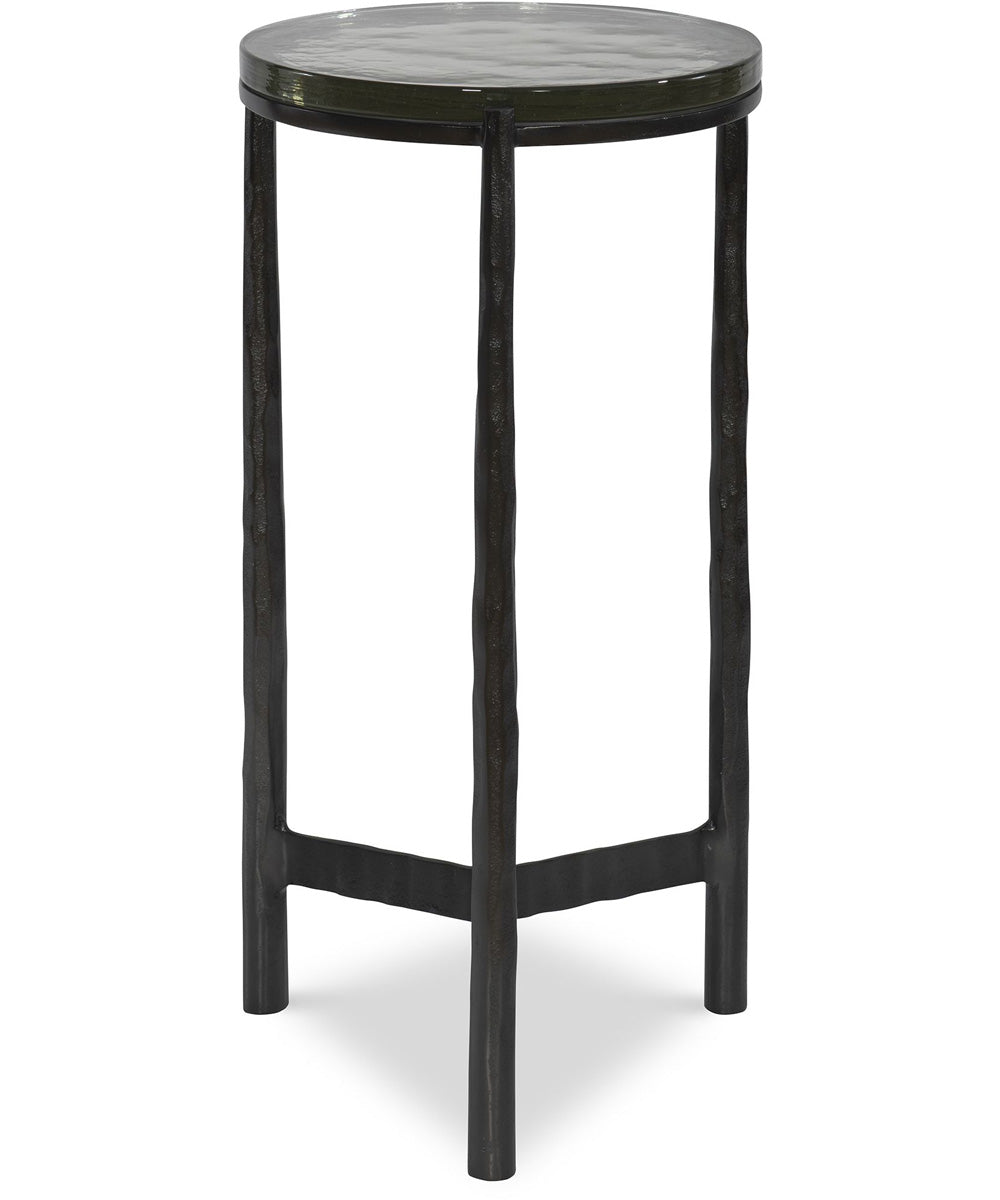 Eternity Iron & Glass Accent Table