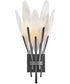 Nerine 1-Light Large Sconce in Brushed Graphite