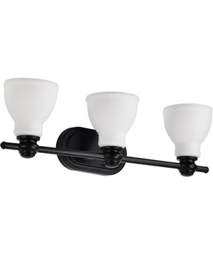 Russel 3-Light Vanity & Wall Matte Black