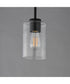 Livingston Single Pendant Black
