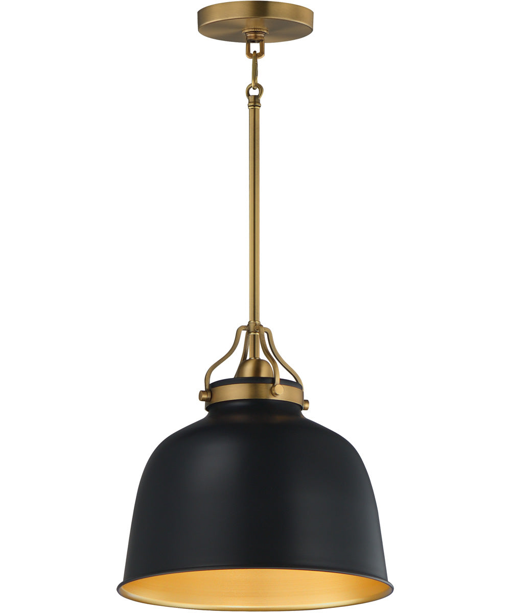 Hollis 12 inch Pendant Natural Aged Brass