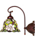 8" Wide Begonia Wall Sconce