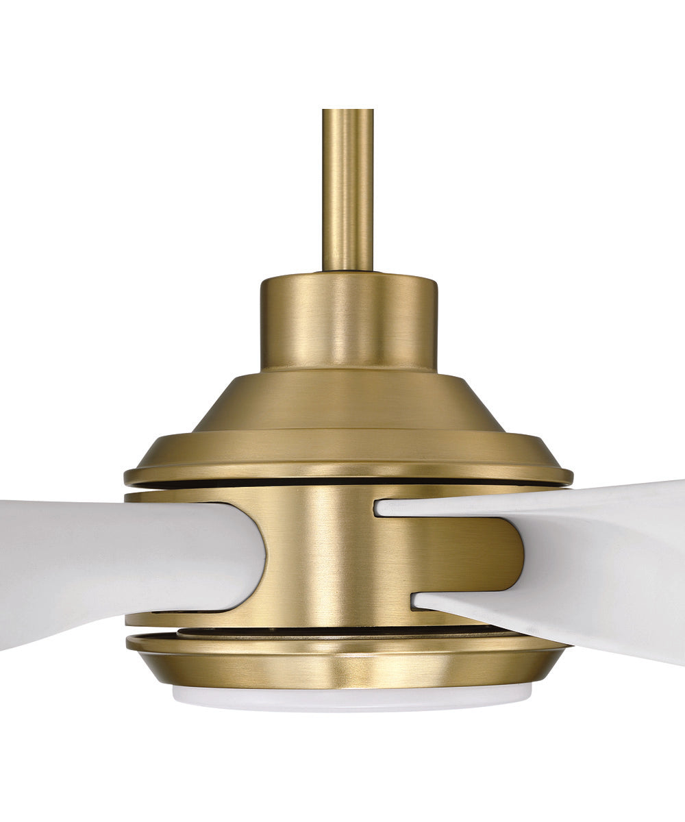 Rosalie 52" 5-Blade Indoor ceiling Fan 1-Light Fan Satin Brass